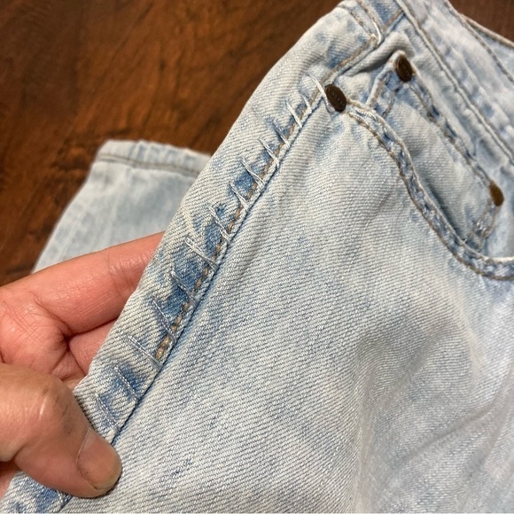 TATTU DENIM BY DESIGN lightly distressed Jeans boyfriend fit Size 32 GUC Y2K 90s - Picture 10 of 14